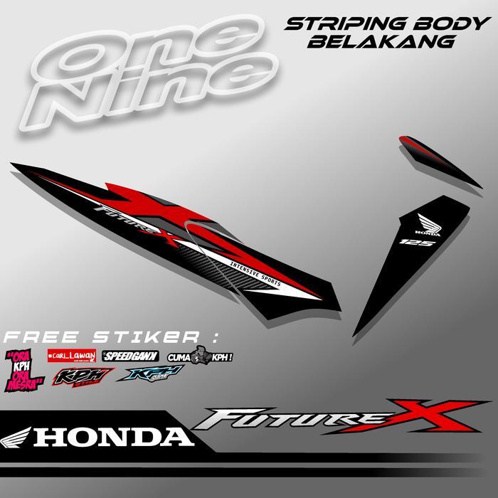 Stiker Striping Honda Supra X 125 2007-2013 KPH Sticker Supra Variasi Motif VIETNAM Future X