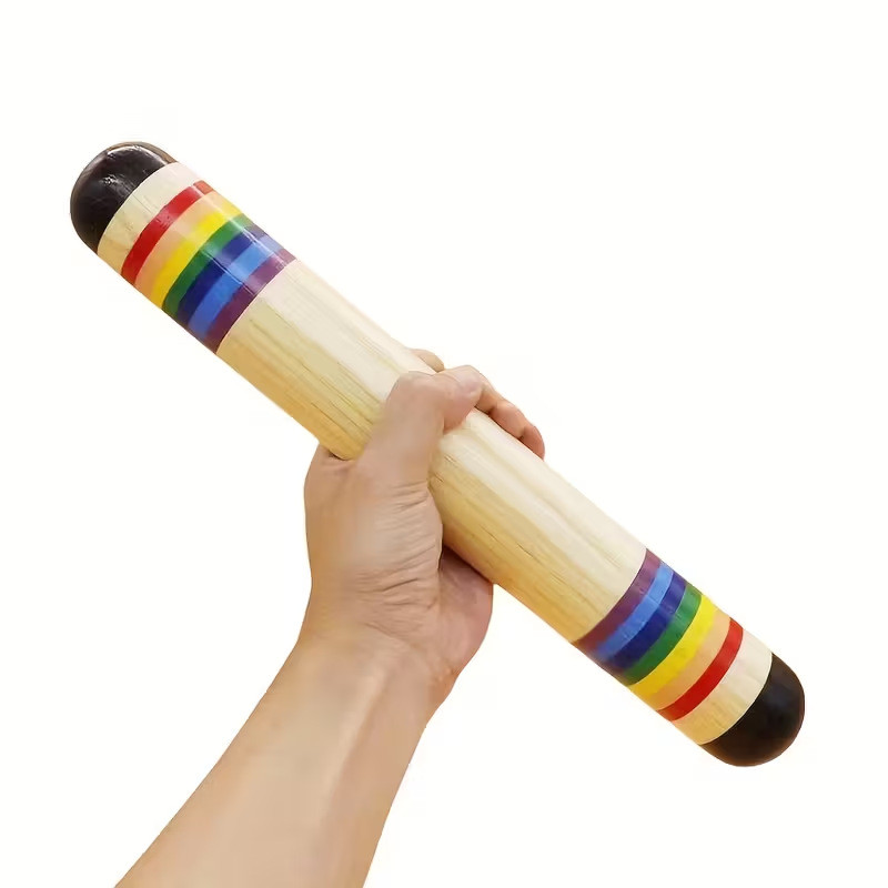 Wooden Rain Stick Meditation Relaxation Instrument Wood Spiritual Sound Therapy Rain Shaker