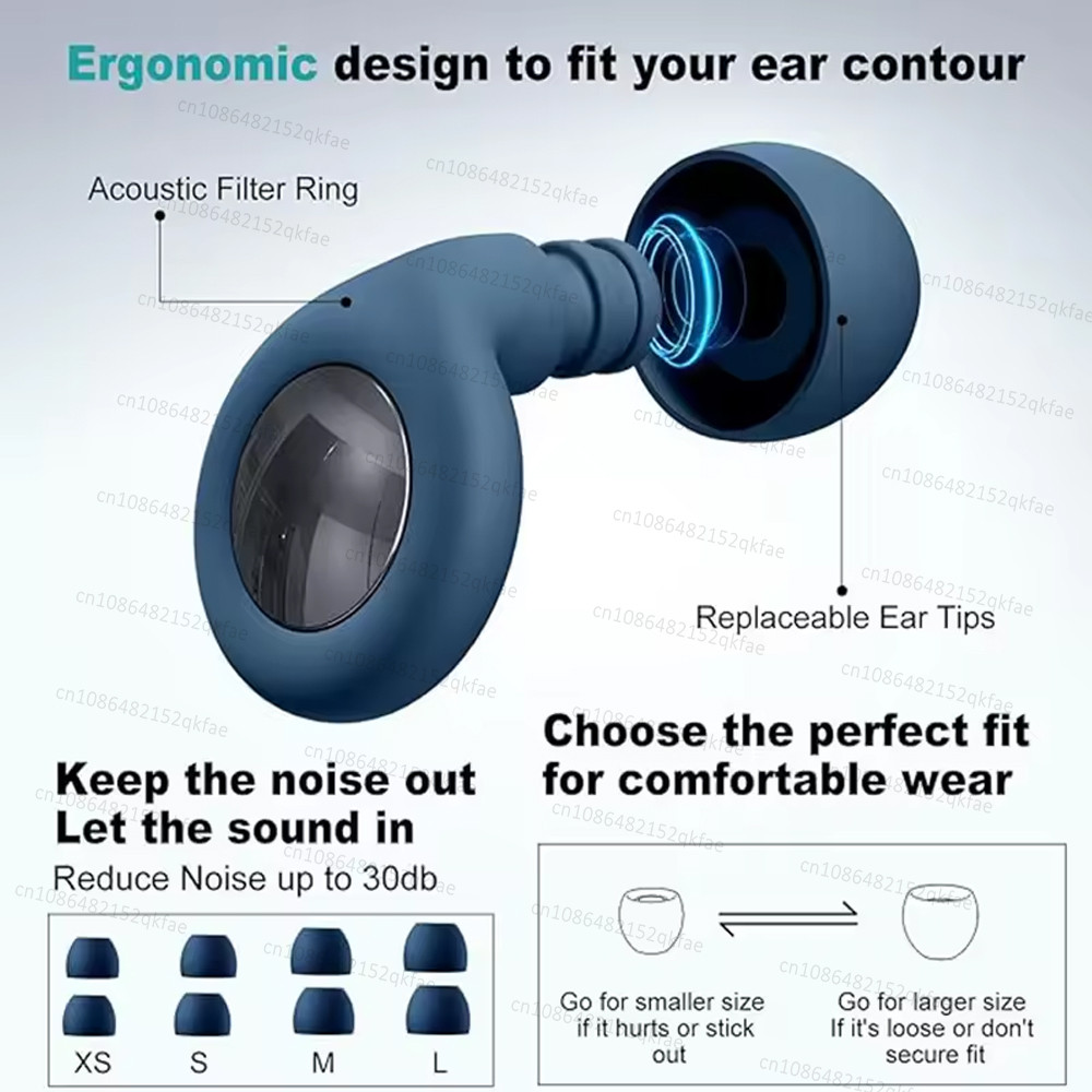 Silicone Ear Plugs Sleeping Earplugs Noise Reduction Waterproof Ear Plug for Swimming Ear Plug