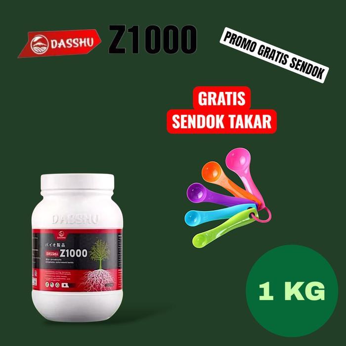 Dasshu Z1000 Japan Kemasan Botol 1 Kg Bonus 1 Set Sendok Takar