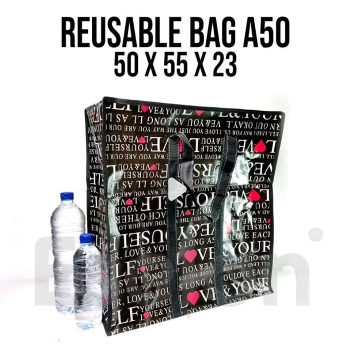 tas karung laundry tas karung plastik sablon motif serbaguna