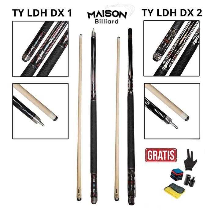 TY LDH DX Series Stick Billiard By Fury Baru Low Deflection - LDH DX 1
