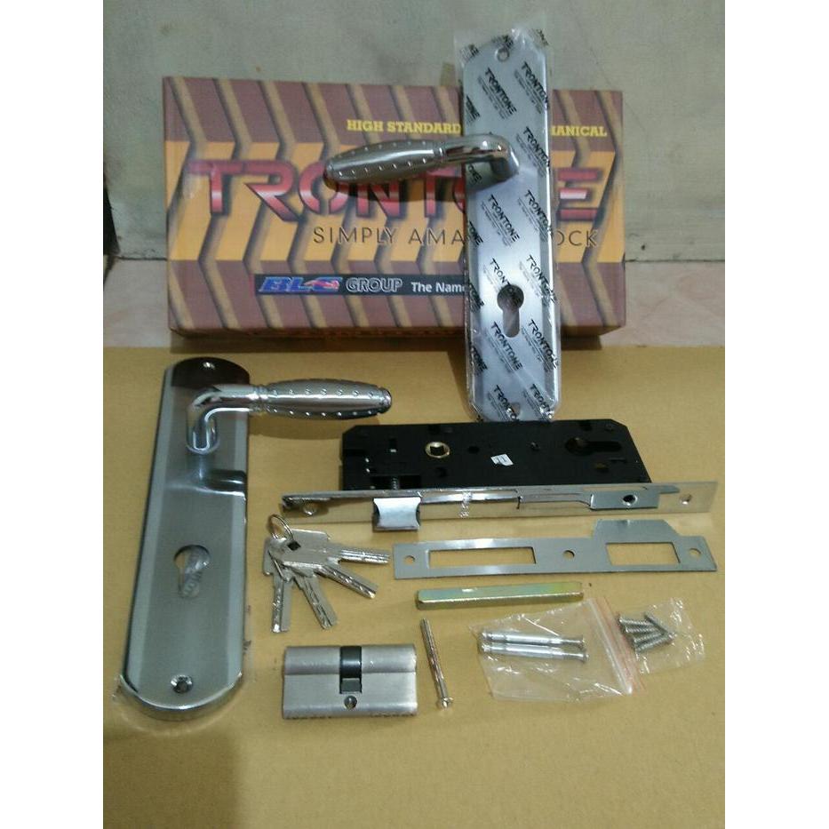 1 Set Kunci Pintu Besar Trontone T91 Np Handle Pintu Bellucci