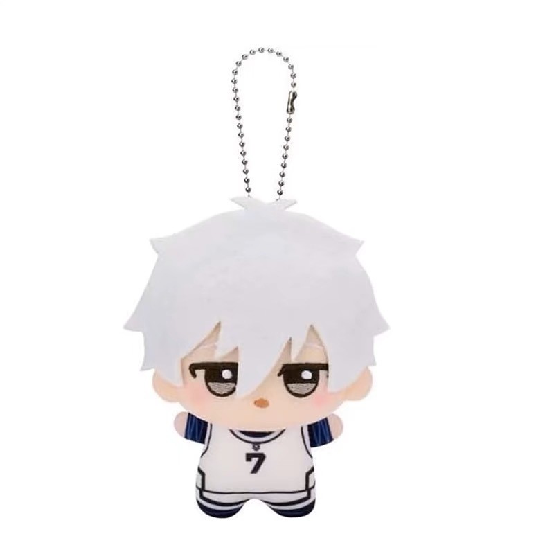 10cm Anime Volleyball Boy Blue Lock Kawaii Bag Pendant Keychain Isagi Mikage Reo Rin Itoshi Itoshi