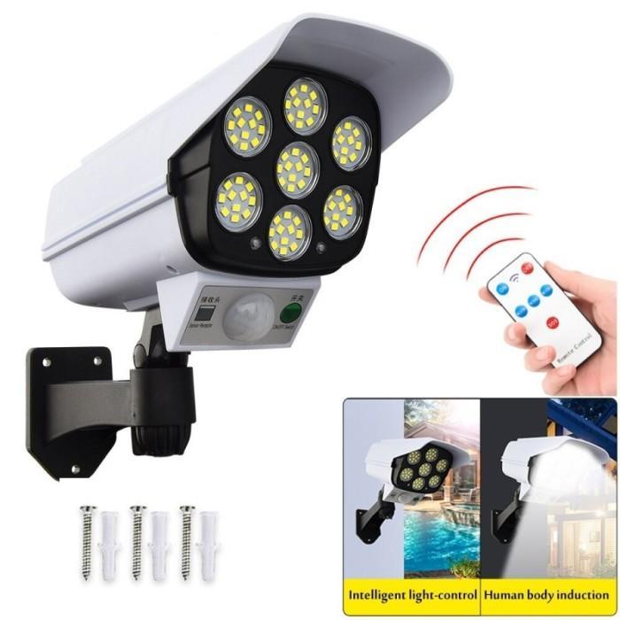 NEW!! Lampu Dinding Model CCTV Solar Charge Tenaga Surya Matahari