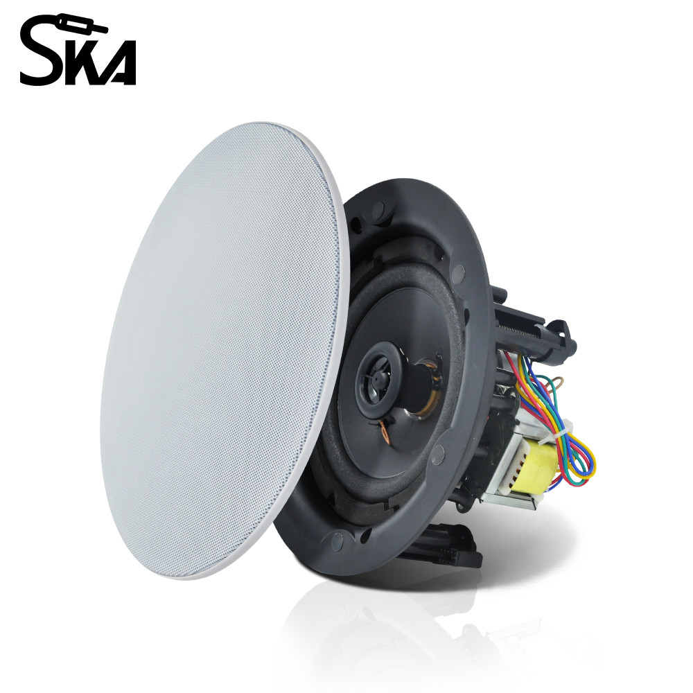 5.25 Inch Coaxial Ceiling Speaker 2 Way Flush Mount In Ceiling Speaker Audio Music Loudspeaker for