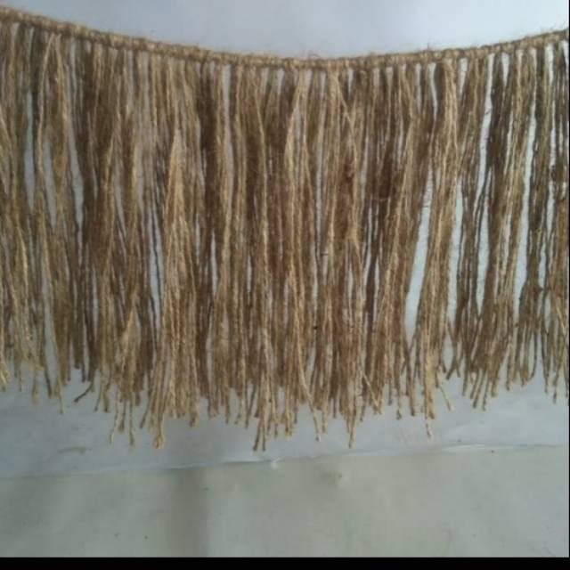 Rumbai goni rok rumbai aksesoris adat papua untuk remaja dan dewasa Rumbai goni rumbai tali papua