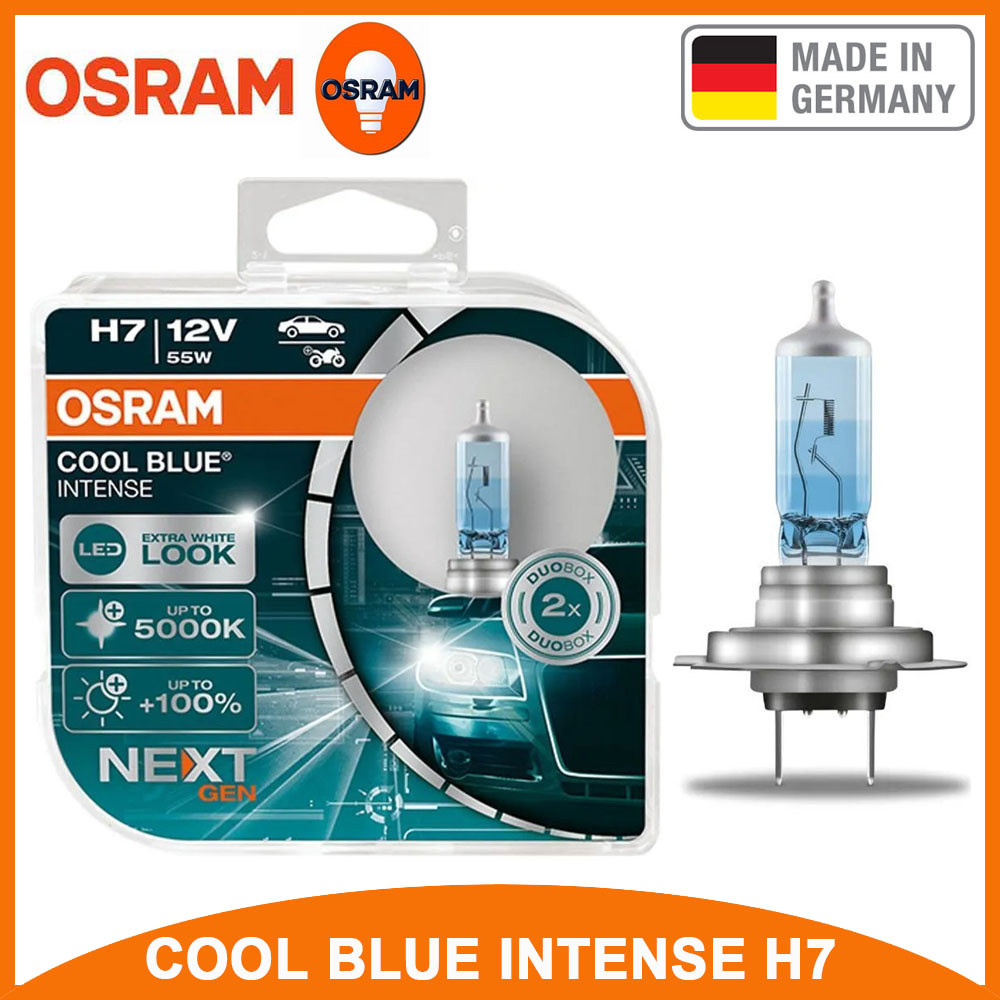 OSRAM COOL BLUE INTENSIVE H4 H7 55W 5000K Headlight H1 H11 HB3 HB4