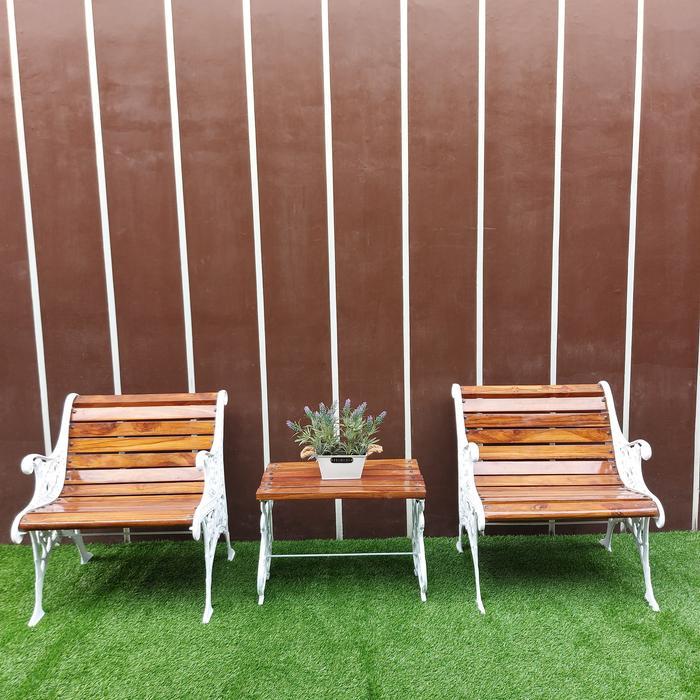 Kursi Taman Besi Model Eropa Set