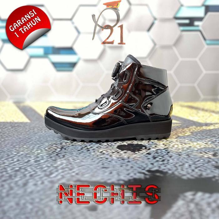 P21 Nechis Sepatu Pdl Lantas / Pdh Polri Kulit Asli Paspampres