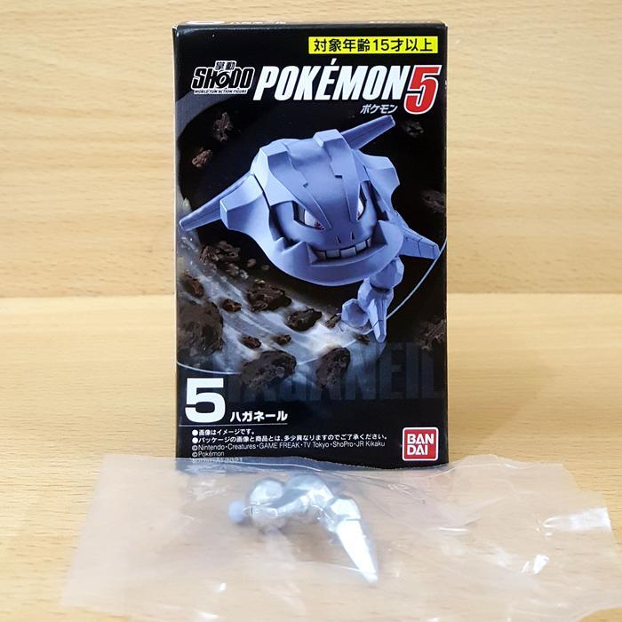 Ready SHODO POKEMON 5 [Pocket Monsters Gold Silver Crystal] #208 Steelix Haganeil + Expansion Effect