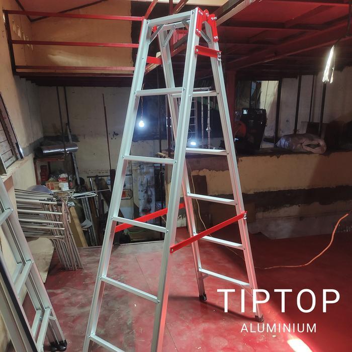tangga lipat aluminium 2 meter murah