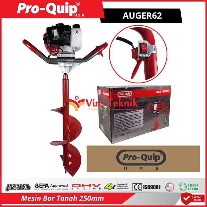 ` PROQUIP AUGER62 AUGER 62 Mesin Bor Tanah 250mm BioPori