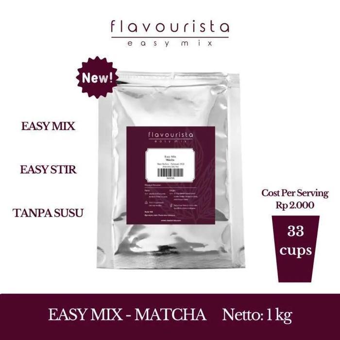 Flavourista Bubuk Minuman - Matcha 1Kg Tbk