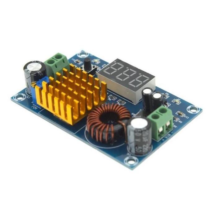 Xh-M411 Digital Step Up Boost Converter 5A Dengan Display Voltmeter