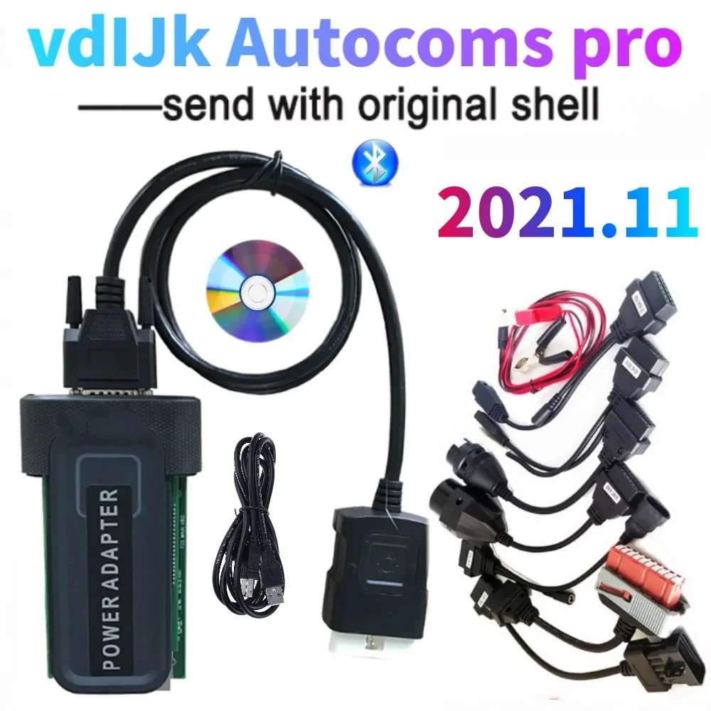 Newest 2021.11 with Keygen Repair Tool with Bluetooth usb Car Truck obd2 Scanner VD DS150E Cdp VD TC