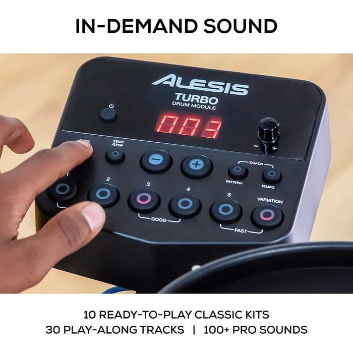 Promo Alesis Turbo Mesh Kit Electric Drum Set Drum Elektrik