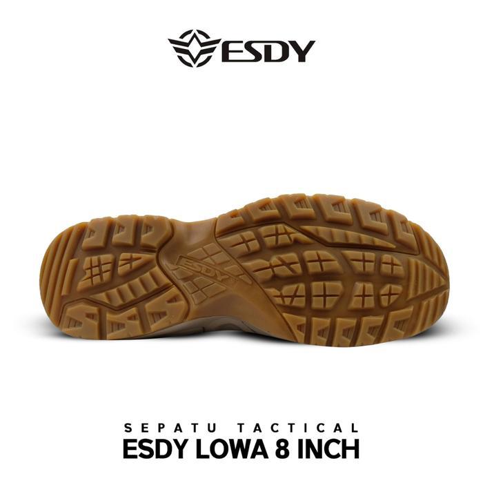 Sepatu Tactical Esdy PDL 8 Inch Sepatu Militer Polpp Bahan Kulit