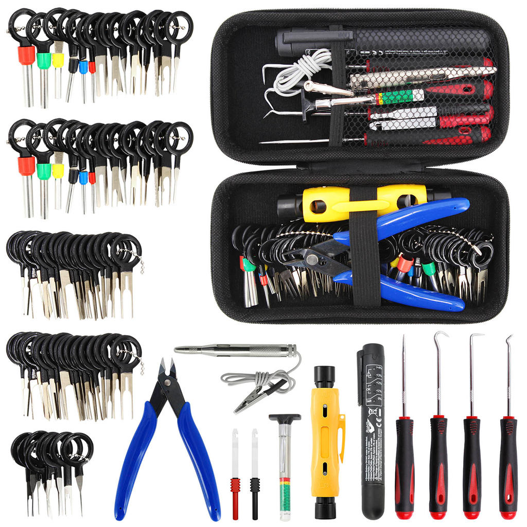 Terminal Removal Tool Kit Terminal Ejector Kit Depinning Key Tool Wire Connector Pin Release