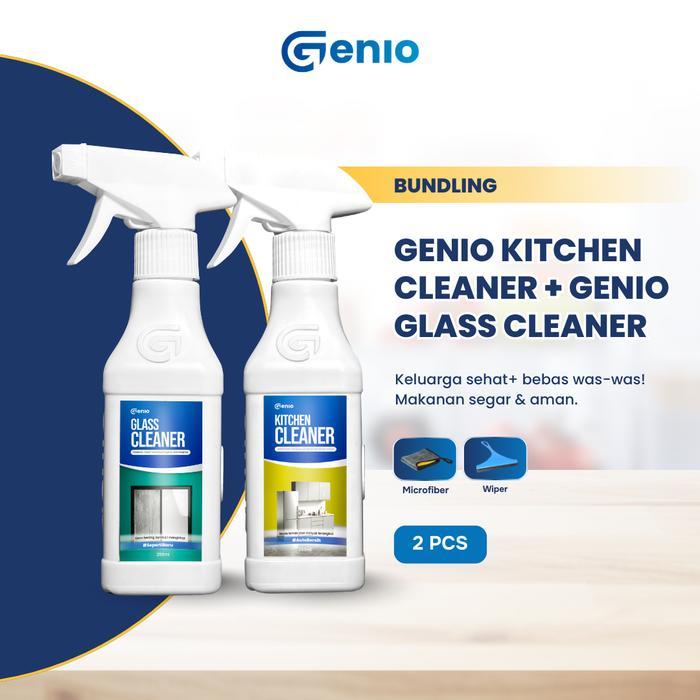 PROMO PAKET BUNDLING Genio Kitchen Cleaner & Genio Glass Cleaner