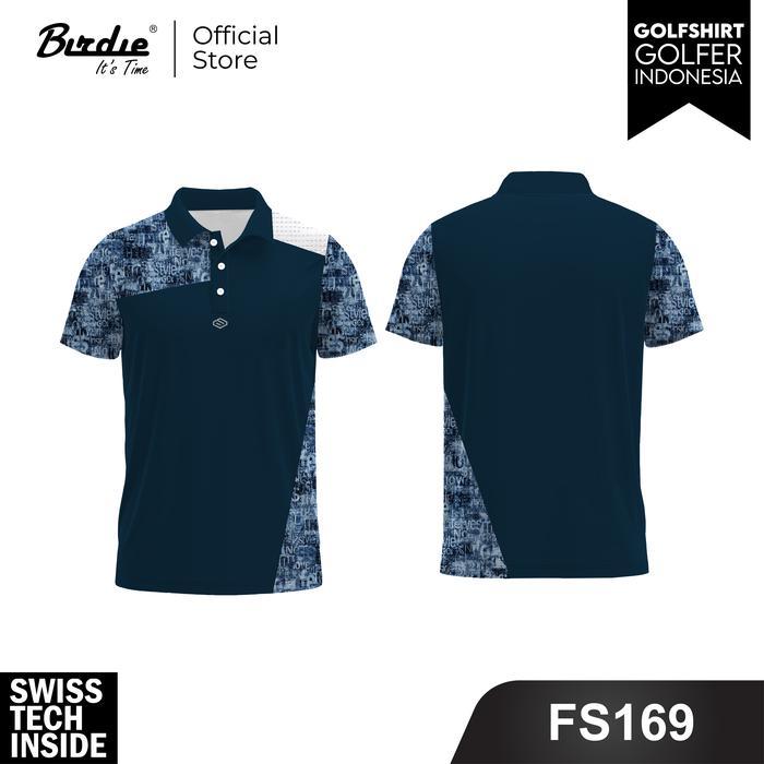 Polo Shirt Male Baju Polo Shirt Male Golf Polyester Drifit CoolMax Birdie FS169 - S Male Golf Polyes