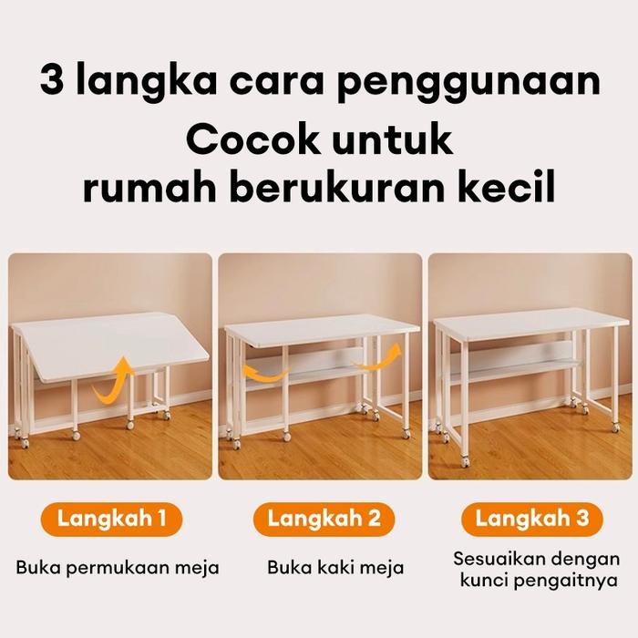 Premium Fu Meja Portable Meja Lipat Portable Meja Adjustable Meja Laptop Meja Laptop Portable