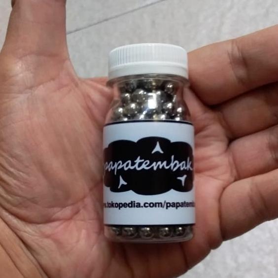 200 butir bola ketapel gotri 6mm 1/4inch