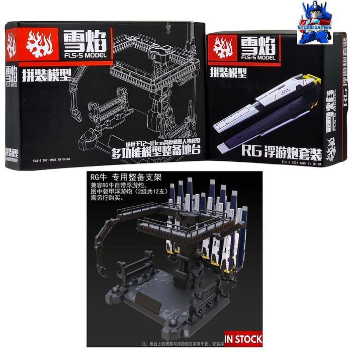 SnowFlame RG 1/144 Action Base Hangar / Funnel for Nu Ver KA Gundam