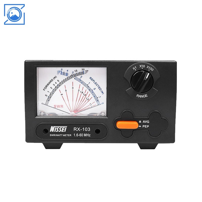 Best Price NISSEI RX-103 Mini SWR/Watt Meter 2KW 1.6-60MHz HF/V/U Band High Quality Power Meter for 