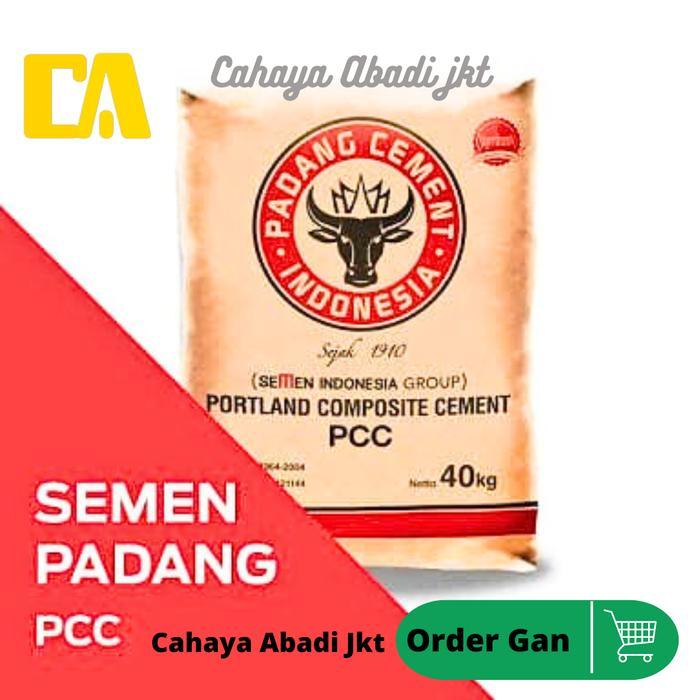 Padang Cement SEMEN PADANG 40KG PCC 100sak Harga MURAH TIDAK TERMASUK ONGKOS BONGKAR DILOKASI