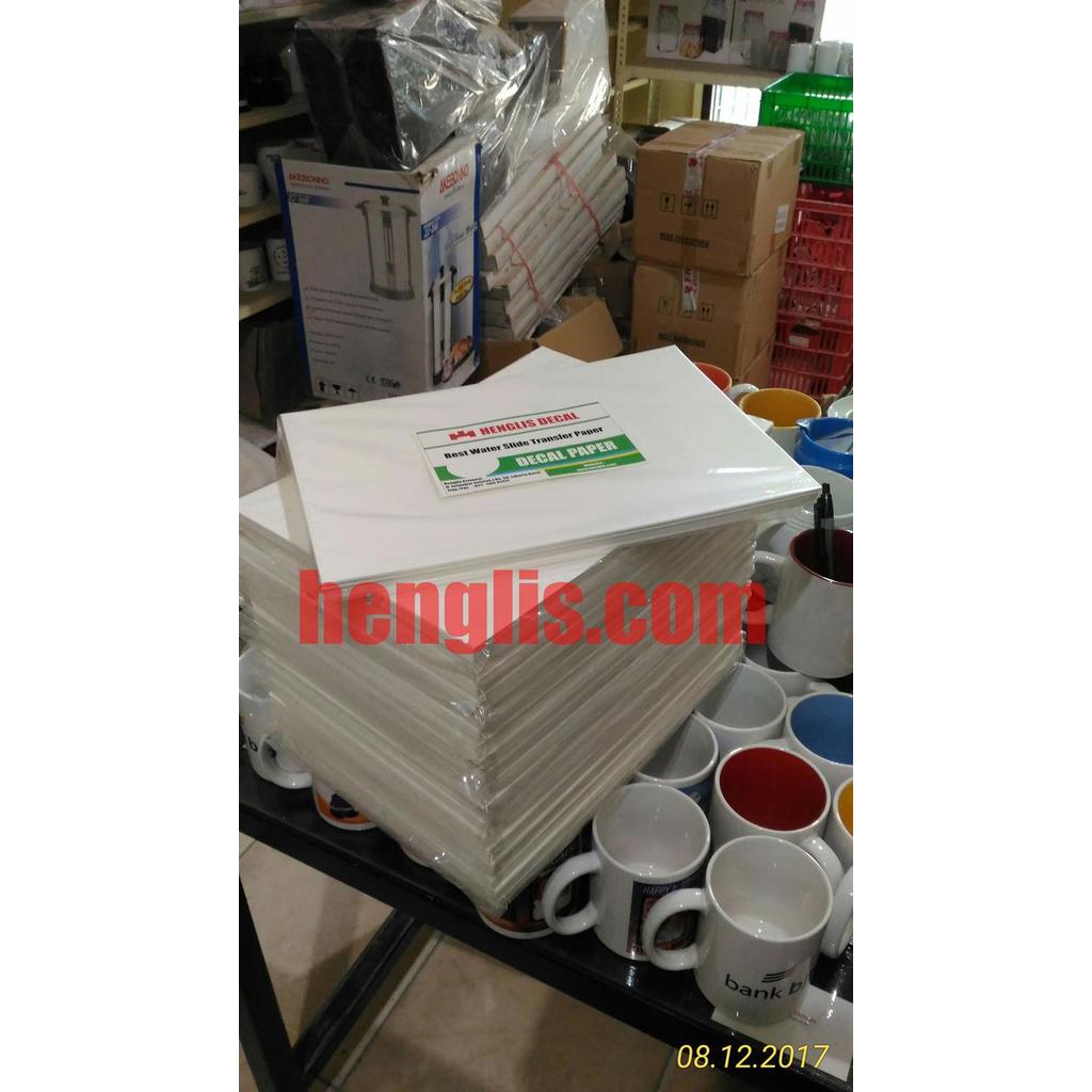 NEW Kertas Decal (Water Slide Transfer Paper) / Water Decal