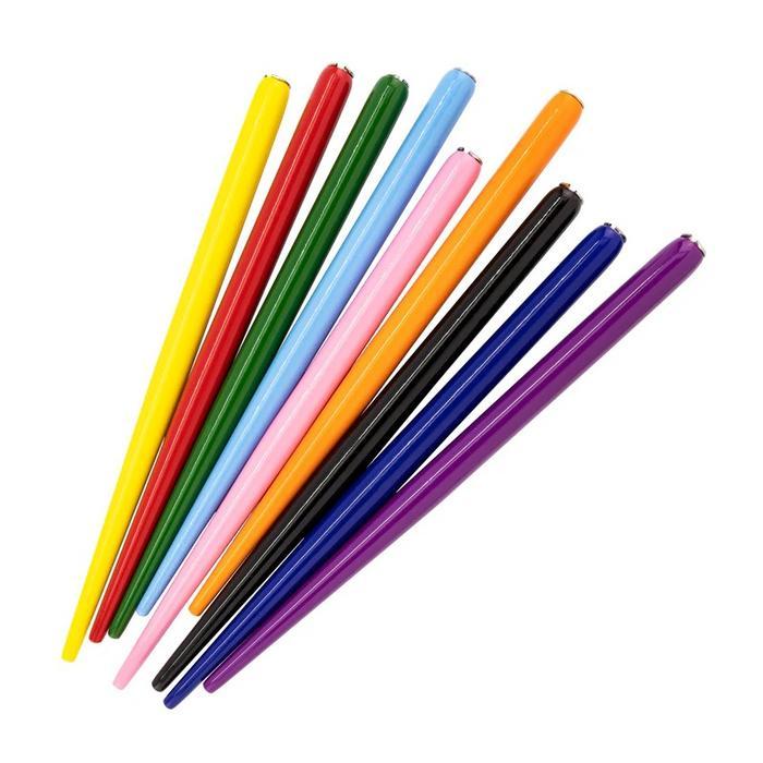 Brause Solid Color Wood Calligraphy Nib Holder Dip Pen Gagang G Nib Calligraphy Lettering Comic