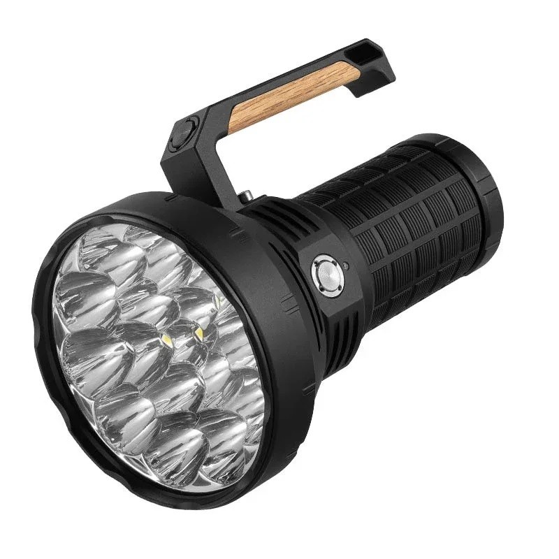 Convoy Super Bright Spotlight Rechargeable LED Flashlight 50000LM 16pcs P50 Powerful Portable