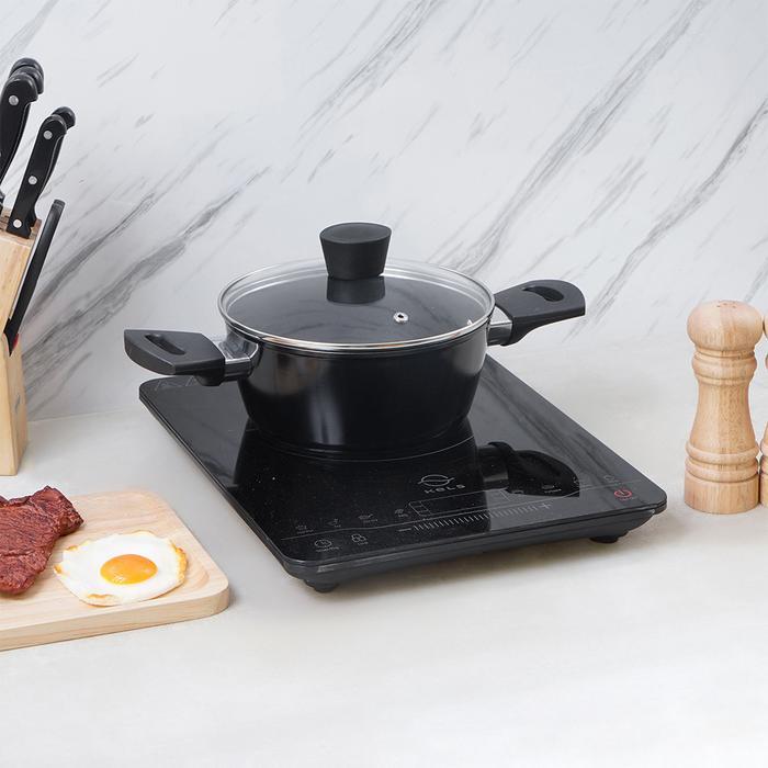 PRODUK TERBATAS Informa Cooking Color Set 6 Pcs Levi Perlengkapan Masak - Hitam Cookware Set Set