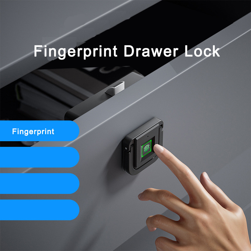 Keyless Electric Fingerprint Cabinet Drawer Lock