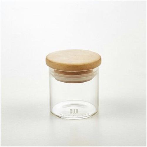 Tabung Kaca Kedap Udara 50 ml untuk Biji Kopi atau Teh