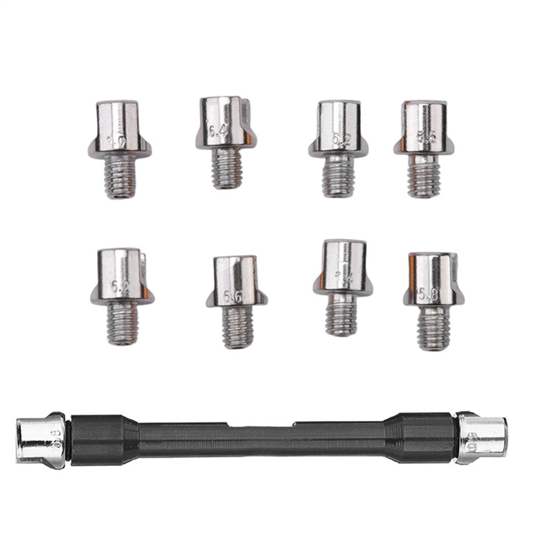 CNC HANDLE SPOKE WRENCH MOTORCYCLE SPANNER SET 5.0-6.8CM LENGTH 93MM/3.7IN FOR MOST MOTORBIKES TIRE