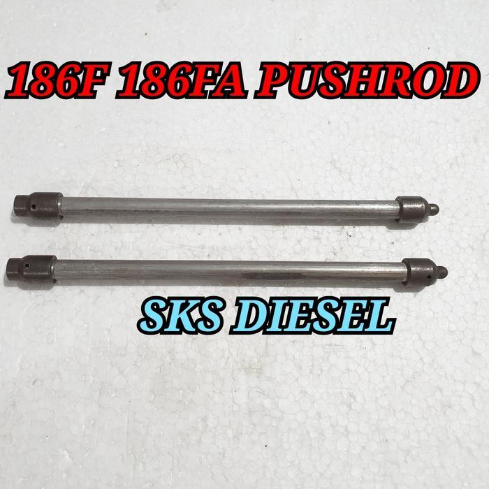 186F 186FA PUSHROD LIDI KLEP MESIN GENSET DIESEL SILENT KIPOR KRISBOW