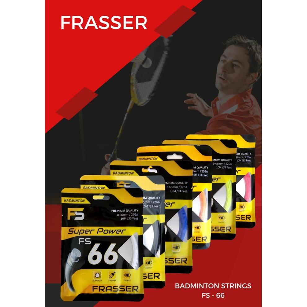 Senar Raket Badminton Frasser 66