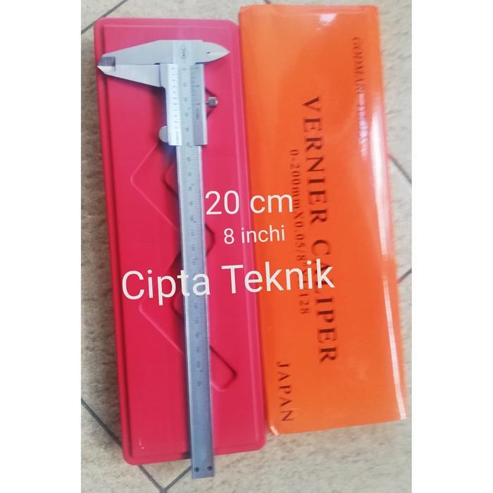 Sigmat Manual 200Mm Toki Jangka Sorong 8 Inchi Vernier Caliper 200 Mm Kaliper 20Cm