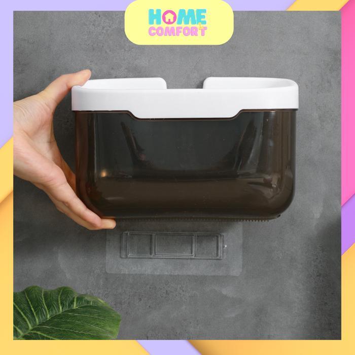 "New" Tempat Tissue Toilet Kotak Tisu Toilet WC Tempat Tisu Box Kamar Mandi Tisu Tempel Dinding