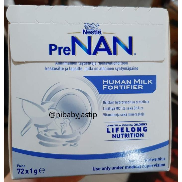 READY Susu Nestle PreNAN HUMAN MILK FORTIFIER HMF FM85 Nutrisi Baby Penambah BB Bayi Premature Box