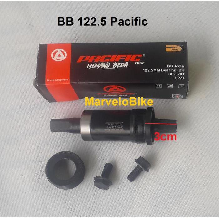 BB Bearing Bottom Bracket Sepeda Lipat MTB Balap 122.5 Pacific Kotak