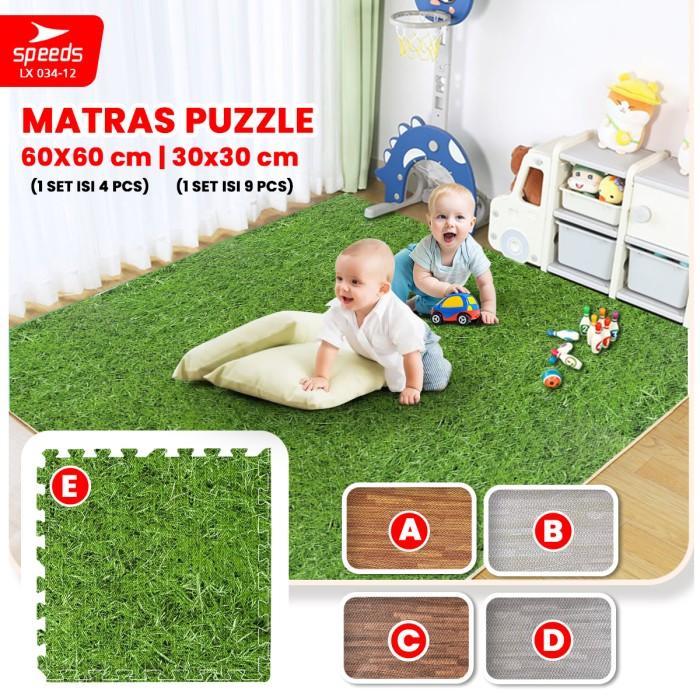 Speeds Matras Evamat Matras Puzzle Karpet Matras Evamat 60X60Cm 034-12