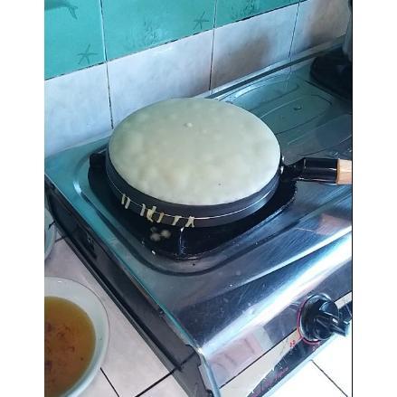 Bisa Grab Teflon Cetakan Kulit Lumpia Risoles Teplon Free Bubble / Crepes Maker
