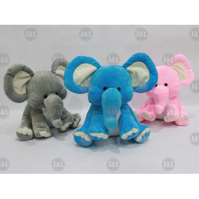 Boneka Gajah Duduk Lucu Imut Gemoy Ukuran M