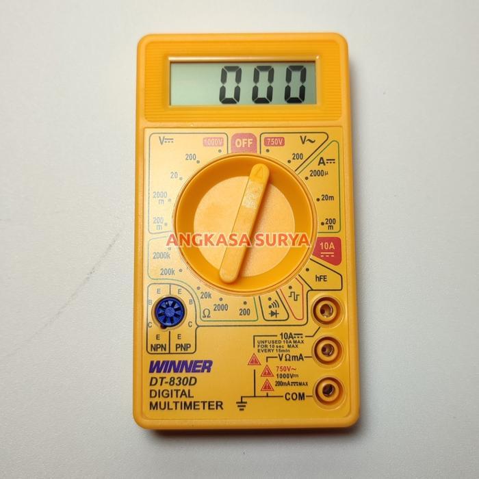 "New" Multitester / Tester Digital Winner DT830D / DT-830D / Avometer Buzzer