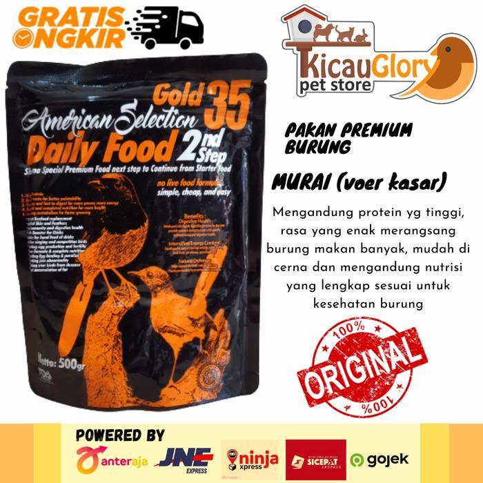 Voer Burung Murai AMS Gold 35 Daily Food Step 2 500 Gram