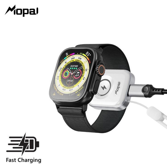 NEW PRODUK MOPAI KT183 KT184 IWATCH CHARGER MAGNETIC SUCTION COMPATIBLE FOR APPLE WATCH FAST