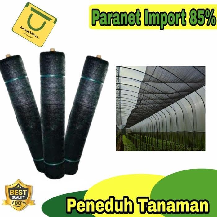 Paranet 85% 1 Roll Panjang 100 Meter Lebar 3 Meter Jaring Peneduh Tanaman Kebun